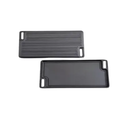 Patelnia dwustronna żeliwna 45x25cm