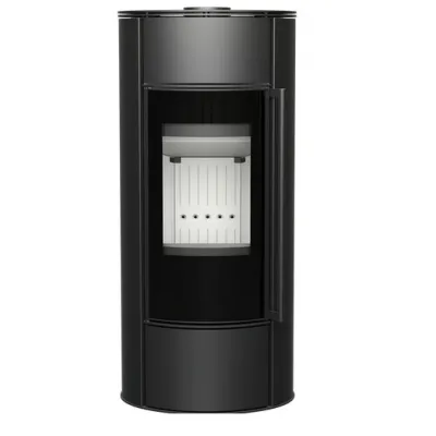 Piec stalowy z płaszczem wodnym KRATKI ERIK Aqua 10 kW Ø 150