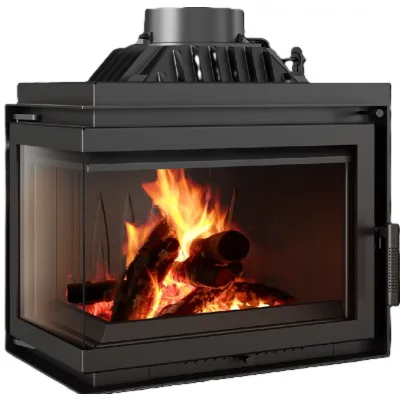 Kominek powietrzny żeliwny KRATKI SIMPLE lewy BS 8 kW Ø 200