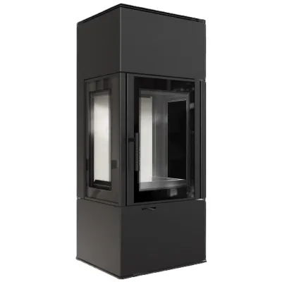 Piec kominkowy KRATKI THOR VIEW Ø 150 8 kW
