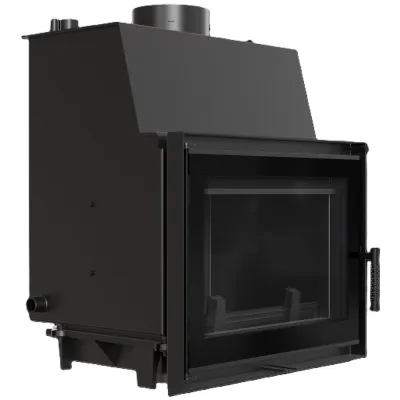 Kominek z płaszczem wodnym KRATKI ZOSIA DECO 14 kW Ø 200