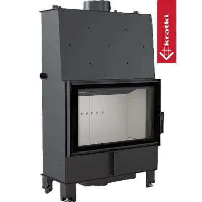 Kominek z płaszczem wodnym KRATKI LUCY 16 kW Ø 200