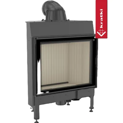 Kominek powietrzny stalowy KRATKI NADIA 13 kW Ø 200