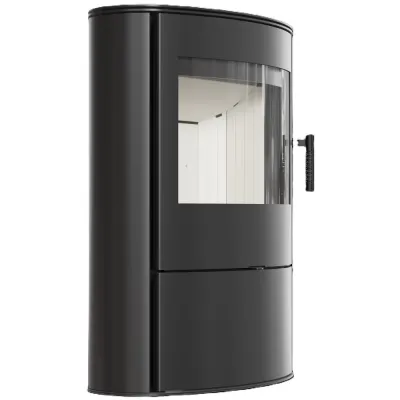 Piec wolnostojący KRATKI AB/S/2/ROLLO Ø 150 10 kW